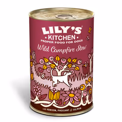 Lily's Kitchen 5060184240468, Adulte, Chevreuil, Faisan, Saumon, 400 g
