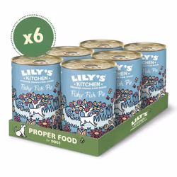 Lily's Kitchen Fishy Fish Pie with Peas Saumon, Dinde Adulte 400 g