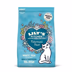 Lily's Kitchen White Fish & Salmon Dry Food, Adulte, Saumon, Poisson, 2 kg