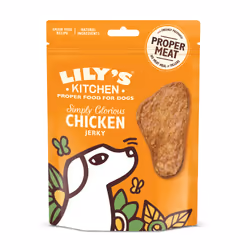 Lily's Kitchen Simply Glorious Chicken Jerky, Friandise, Chien, Universel, Poulet, 70 g