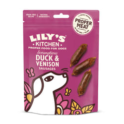 Lily's Kitchen Scrumptious Duck & Venison Sausages Chien Friandise Canard 70 g