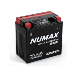 Batterie moto Numax Premium agm YTX14-BS 12V 12Ah 200A