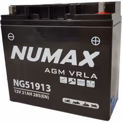 Type:YG51913 Tension:12V Capacité:21Ah Technologie:Gel Dimensions:183x79x171mm Polarité: Plus à droite" Type YG51913 Tension  ...