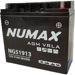 Batterie moto Numax Supreme gel Harley YG51913 12V 21Ah