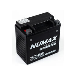 Numax - Batterie moto Supreme agm Harley YGZ14H-BS 12V 14Ah 240A3