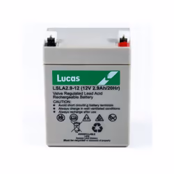 Tension: 12V Technologie: VRLA Capacité: 2.9Ah " Type LSLA2.9-12 Tension 12V Technologie VRLA Capacité 2.9Ah Longueur 79mm La ...