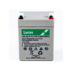 Batterie Plomb Etanche Stationnaire Lucas vrla agm LSLA2.9-12 12V 2.9Ah.