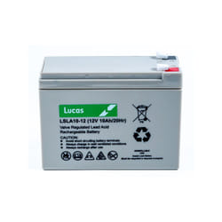 Lucas - Batterie Plomb Etanche Stationnaire vrla agm LSLA10-12 12V 10Ah.
