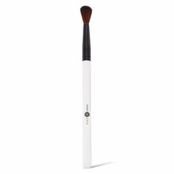 Lily Lolo Eye Blending Brush, Pinceau de mélange, Arrondi, Duveteux, Synthétique, Marron, Blanc, Femmes