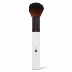 Lily Lolo Bronzer Brush, Pinceau à estomper, Arrondi, Duveteux, Synthétique, Noir, Marron, Femmes