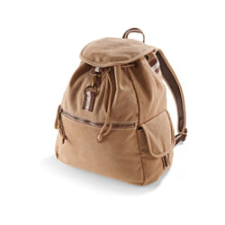 Sac   dos toile - look us  style vintage - beig…
