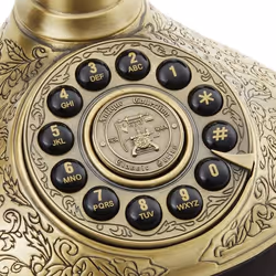 GPO Retro Duchess Téléphone analogique Noir, Bronze