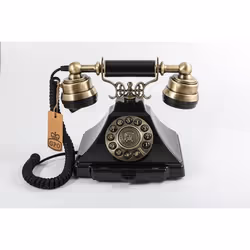 GPO Retro Duke Téléphone analogique Noir