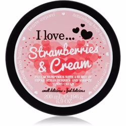 Chouchoutez votre peau au quotidien avec un soin unique. Vous allez tomber sous le charme du beurre corporel I love... Strawb ...