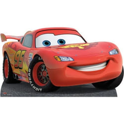 Figurine en carton taille réelle Disney Cars Flash McQueen - Rouge - Pour enfant de 3 ans et plus