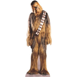 Figurine en carton taille réelle Chewbacca Star Wars - Marque Star Wars - Hauteur 195 cm - Blanc - Pour enfant