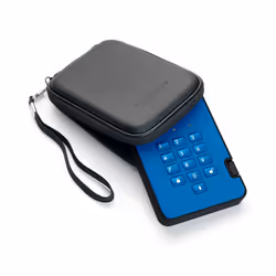 iStorage diskAshur 2 disque dur externe 1 To Bleu - Vue supplémentaire 5