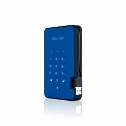 iStorage diskAshur 2 512 Go Bleu - Vue supplémentaire 3