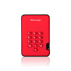 iStorage diskAshur 2 1 To Rouge