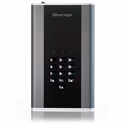 iStorage diskAshur DT 2, 3 To, 3.2 Gen 1 (3.1 Gen 1), Noir, Graphite