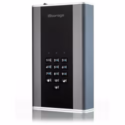iStorage diskAshur DT 2 disque dur externe 3 To Noir, Graphite
