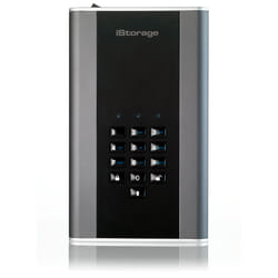 iStorage diskAshur DT 2 disque dur externe 4 To Noir, Graphite