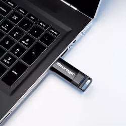 iStorage IS-FL-DBT-256-16 lecteur USB flash 16 Go USB Type-A 3.2 Gen 1 (3.1 Gen 1) Noir - Vue supplémentaire 4