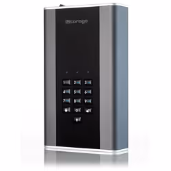iStorage DiskAshur DT2 disque dur externe 18 To Noir, Gris
