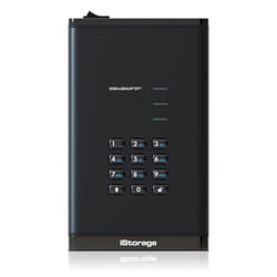 iStorage diskAshur DT3 HDD disque dur externe 24 To USB Type-C 3.2 Gen 1 (3.1 Gen 1) Noir
