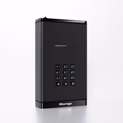 iStorage diskAshur DT3 HDD disque dur externe 24 To USB Type-C 3.2 Gen 1 (3.1 Gen 1) Noir