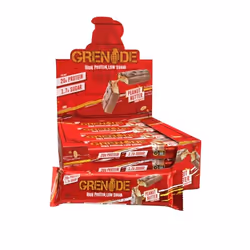 Grenade 69571, Noix, Cacahuète, 60 g, Protéine de lait, Protéine de lactosérum, 218 kcal, 363 kcal, 907 kJ