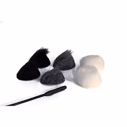 Fixations pour Micro - RYCOTE - 065505 - Autocollantes - Couverture en Poils - Pack de 36