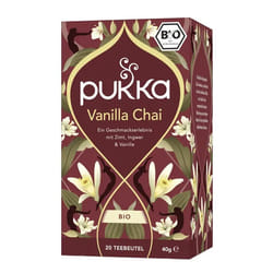 PUKKA | Infusion à base de thé | Chaï vanille aux épices douces et réconfortantes - Boîte de 20 sachets