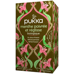 Pukka Menthe Poivrée et Réglisse Bio 20 Sachets
