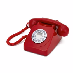 GPO Retro 746 Téléphone analogique Rouge