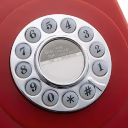 GPO Retro 746 Téléphone analogique Rouge