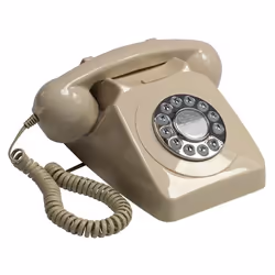 GPO Retro 746 Téléphone analogique Identification de l'appelant Ivoire