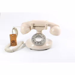 GPO Retro Pearl Téléphone analogique Crème