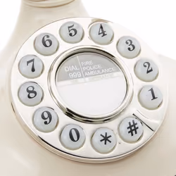 GPO Retro Pearl Téléphone analogique Crème