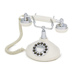 GPO Retro Opal Téléphone analogique Crème, Argent