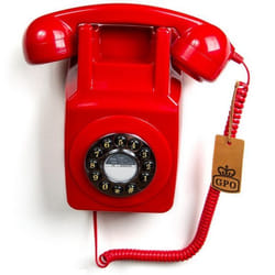 GPO Retro 746 Téléphone analogique Rouge