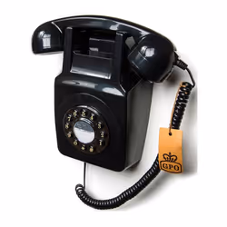 GPO Retro 746, Téléphone analogique, Combiné filaire, Noir