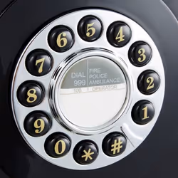 GPO Retro 746 Téléphone analogique Noir