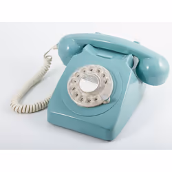GPO Retro 746, Téléphone analogique, Combiné filaire, Bleu