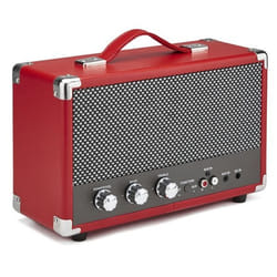 GPO Retro Westwood haut-parleur Rouge Avec fil &sans fil 25 W