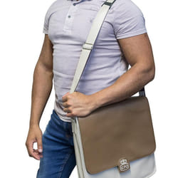 GPO Retro Record Bag Marron, Blanc Unisexe Sac à bandoulière