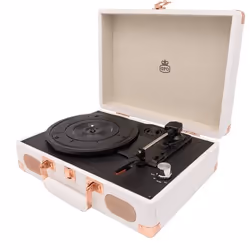 GPO Retro Soho, Cuivre, Blanc, 33,45,78 tr/min, 1,5 W, Secteur, 355 mm, 275 mm