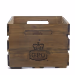GPO Retro Cassa Boîte de rangement Rectangulaire Bois
