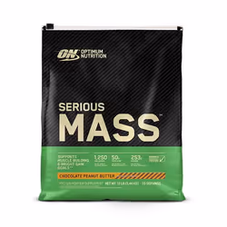 Optimum Nutrition SERIOUS MASS, Poudre, Caséinate de calcium, Protéines d'œuf, Concentré de protéine de lactosérum, Chocolat, ...