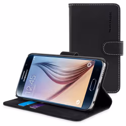 TheSnugg B00TK2WQPQ, Folio, Samsung, Galaxy S6, 12,9 cm (5.1"), Noir